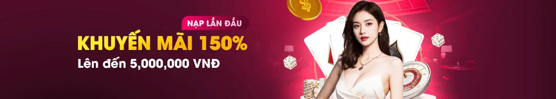 banner khuyến mãi nạp đầu nbet lên đến 150%
